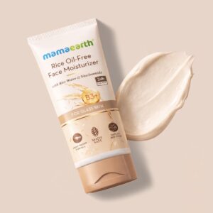 Mamaearth Rice Oil-Free Face Moisturizer (80g)