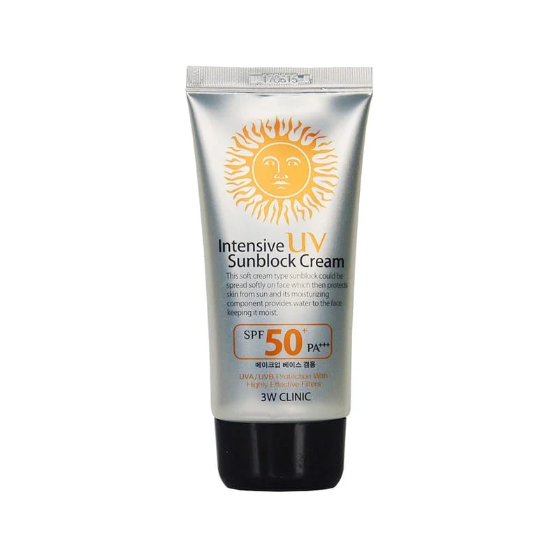 3W CLINIC Intensive UV Sunblock Cream SPF50 PA+++ (70ml)
