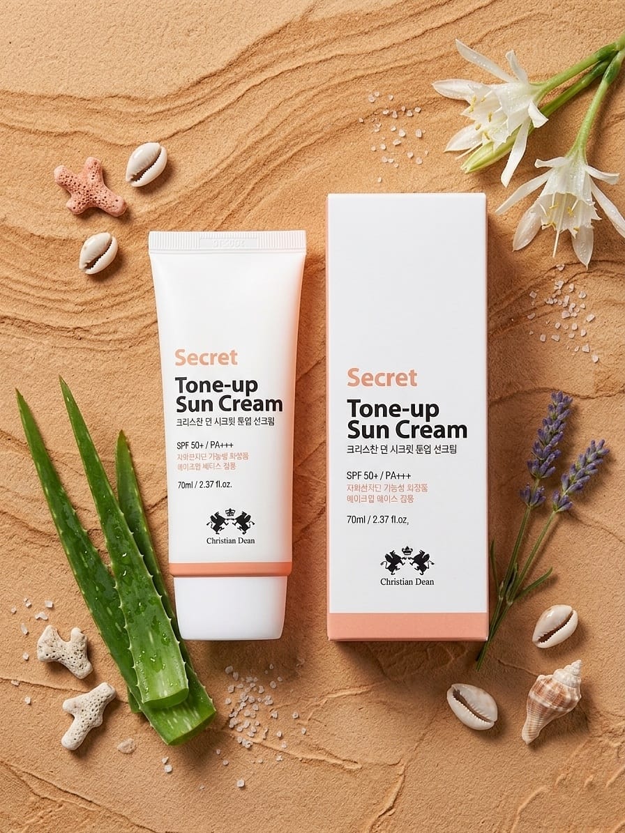 Christian Dean Secret Tone-up Sun Cream  ​PF 50+ / PA+++(70ml)