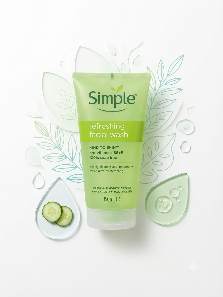 Simple Kind to Skin Refreshing Facial Wash